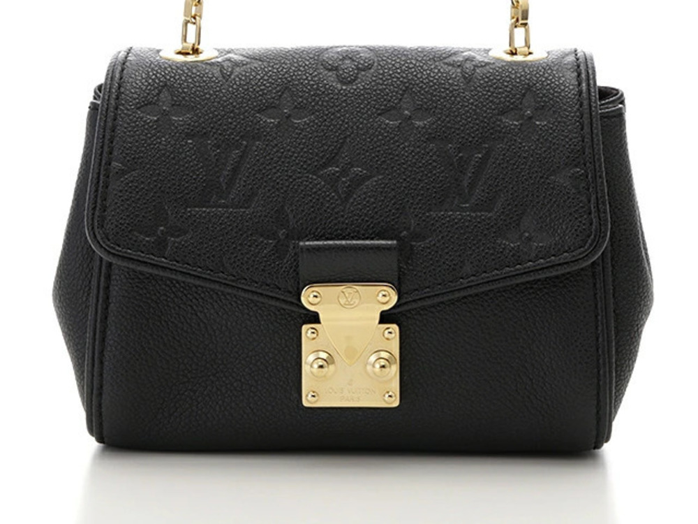 LOUIS VUITTON Shoulder Bag Saint Germain Monogram Empreinte Noir Black
